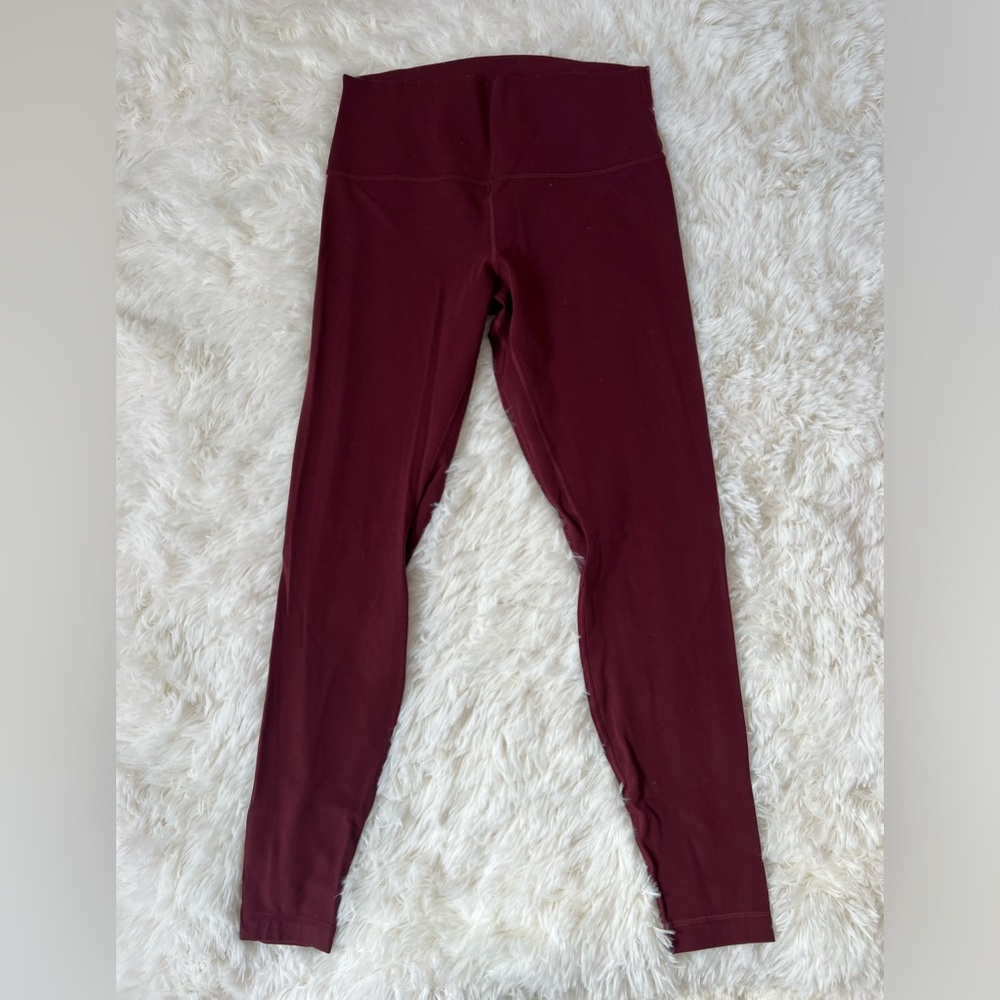 Lululemon Align high rise legging size 10 maroon